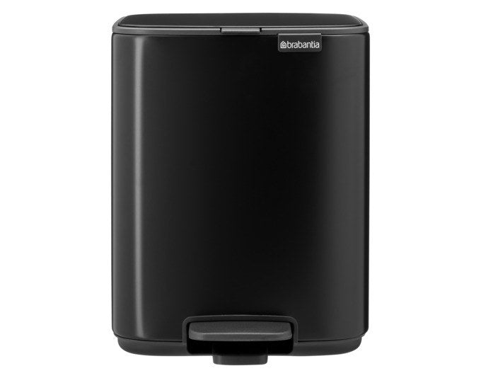 BRABANTIA Treteimer Bo matt black 7 l in Matt black, Schwarz präsentiert im Onlineshop von KAQTU Design AG. Treteimer ist von BRABANTIA
