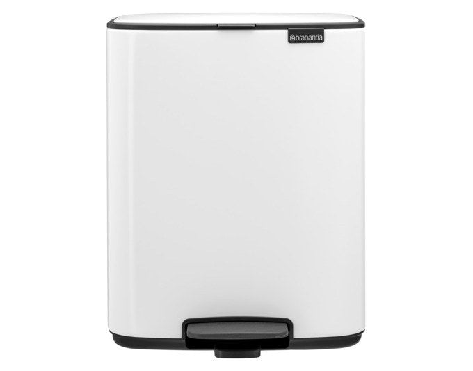 BRABANTIA Treteimer Bo white 12 l in White, Weiss präsentiert im Onlineshop von KAQTU Design AG. Treteimer ist von BRABANTIA