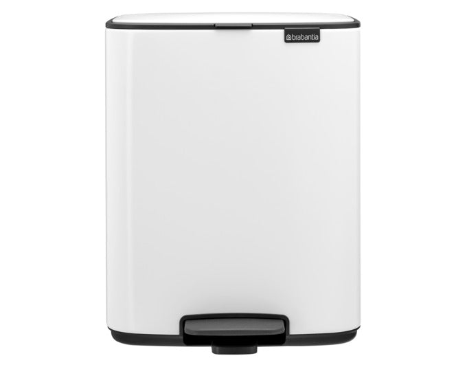 BRABANTIA Treteimer Bo white 12 l in  präsentiert im Onlineshop von KAQTU Design AG. Mülleimer ist von BRABANTIA
