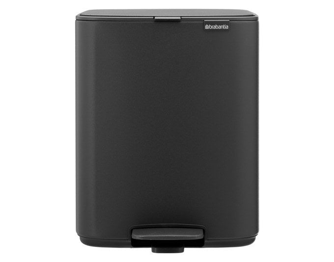 BRABANTIA Treteimer Bo mineral infinite grey 12 l in Infinit grey, Grau präsentiert im Onlineshop von KAQTU Design AG. Treteimer ist von BRABANTIA