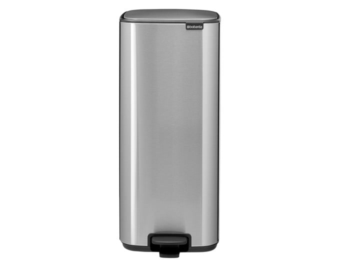 BRABANTIA Treteimer Bo matt steel FFP 30 l in  präsentiert im Onlineshop von KAQTU Design AG. Mülleimer ist von BRABANTIA