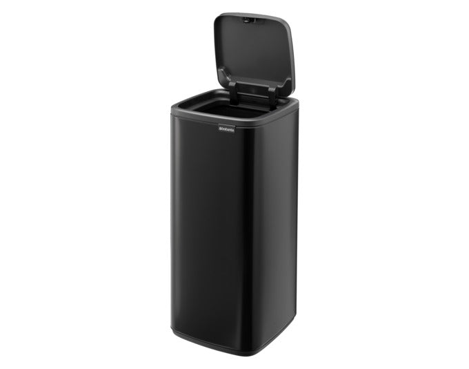 BRABANTIA Abfallbehälter Touch Bin Bo matt black 30 l in  präsentiert im Onlineshop von KAQTU Design AG. Mülleimer ist von BRABANTIA