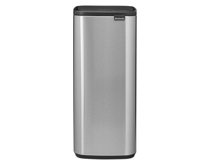 BRABANTIA Abfallbehälter Touch Bin Bo matt steel FFP 30 l in Matt steel FPP, Silber präsentiert im Onlineshop von KAQTU Design AG. Mülleimer ist von BRABANTIA