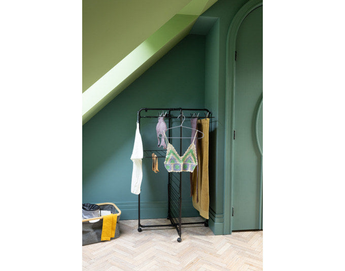 BRABANTIA Wäschetrockner HangOn Turm 23 m matt black in Black, Schwarz präsentiert im Onlineshop von KAQTU Design AG. Wäscheständer ist von BRABANTIA