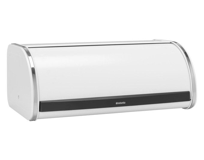 BRABANTIA Rollbrotkasten white 44.5x26.2x17.3 cm in White, Weiss präsentiert im Onlineshop von KAQTU Design AG. Brotkorb ist von BRABANTIA