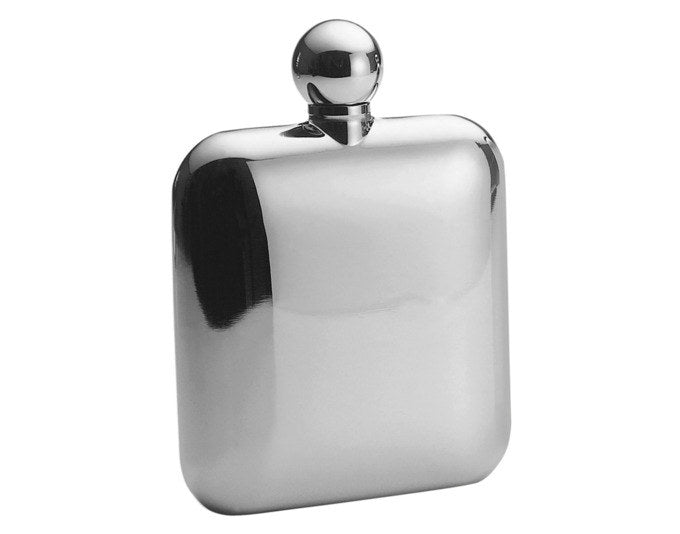 PHILIPPI Flachmann Churchill S Inox 11.6x8.6x2.6 cm in Chrom, Silber präsentiert im Onlineshop von KAQTU Design AG. Barzubehör ist von PHILIPPI