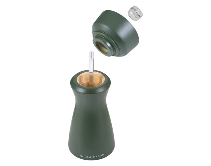 COLE&MASON Pfeffer-/Salzmühle Kenton Rosemary grün 15 cm in  präsentiert im Onlineshop von KAQTU Design AG. Salz & Pfeffer ist von COLE & MASON