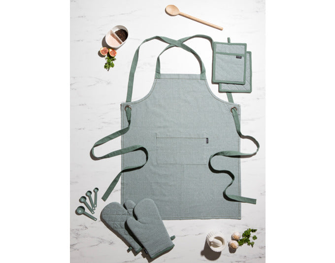 LADELLE Ofenhandschuh Eco Recycled Leaf grün 18x33 cm 2 Stk. in  präsentiert im Onlineshop von KAQTU Design AG. Backutensilien ist von LADELLE