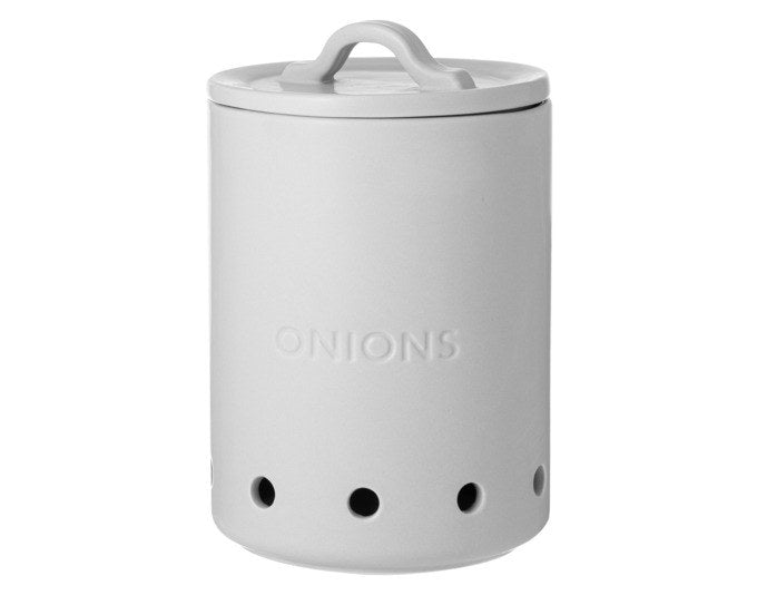 LADELLE Vorratstopf Essentials Onion weiss Keramik ø 16.5x21.5cm in Weiss präsentiert im Onlineshop von KAQTU Design AG. Aufbewahrungsdose ist von LADELLE