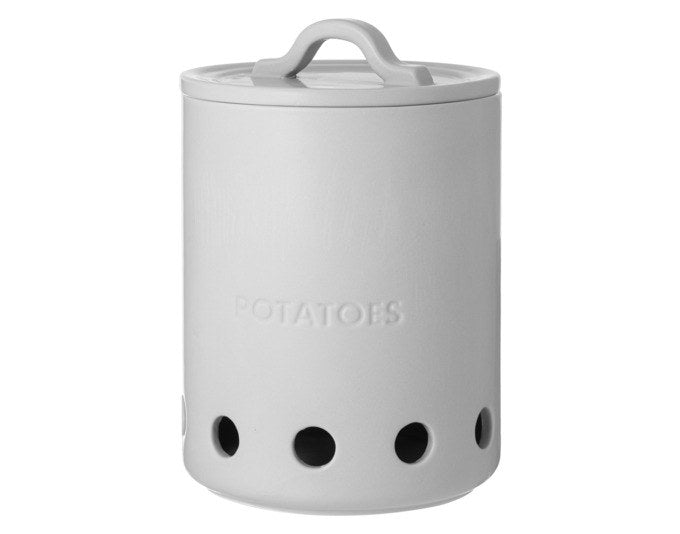 LADELLE Vorratstopf Essentials Potato weiss Keramik ø 20x25cm in Weiss präsentiert im Onlineshop von KAQTU Design AG. Aufbewahrungsdose ist von LADELLE