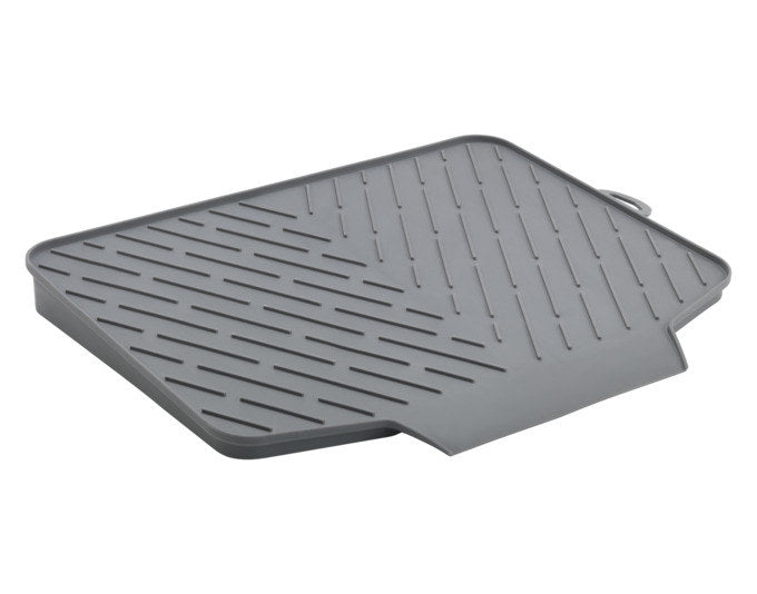 METALTEX Abtropfmatte Gravity-Duo 2in1 40x33x3 cm Kunststoff TPE in Anthrazit, Grau präsentiert im Onlineshop von KAQTU Design AG. Abtropfgestell ist von METALTEX