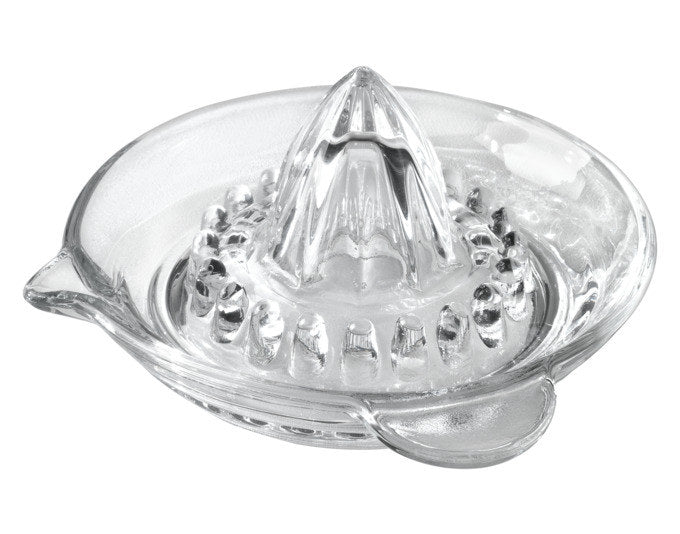 METALTEX Zitruspresse Glas ø 13.9x14.3x7 cm in Transparent präsentiert im Onlineshop von KAQTU Design AG. Zitronenpresse ist von METALTEX
