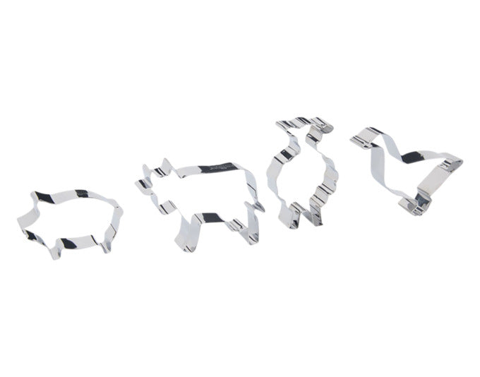 PATISSE Ausstechformen Set Bauernhoftiere 4tlg Edelstahl in  präsentiert im Onlineshop von KAQTU Design AG. Ausstecher ist von PATISSE