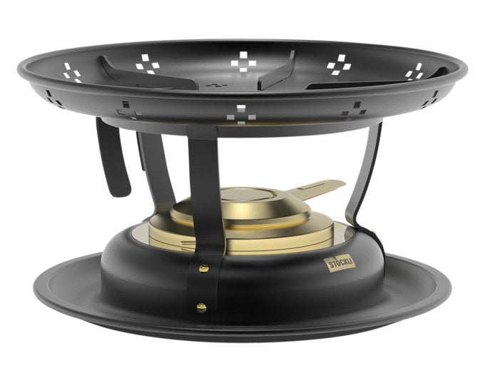 STÖCKLI Rechaud Classic mit Pastenbrenner ø 22 cm in Schwarz präsentiert im Onlineshop von KAQTU Design AG. Fondue-Rechauds ist von STÖCKLI