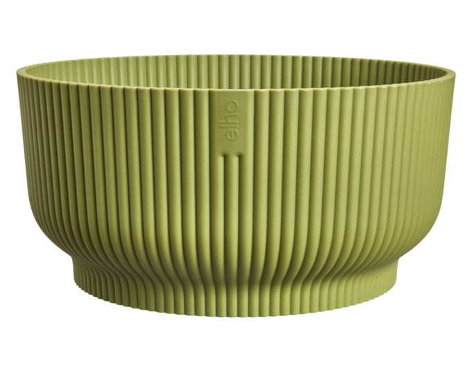 ELHO Pflanzengefäss Vibes fold Bowl ø 25 cm ferngrün in  präsentiert im Onlineshop von KAQTU Design AG. Blumentopf ist von ELHO