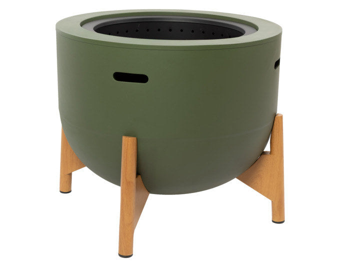 WOOH Feuerstelle Pellets Jubilee M in Grün präsentiert im Onlineshop von KAQTU Design AG. Feuerschale ist von WOOH
