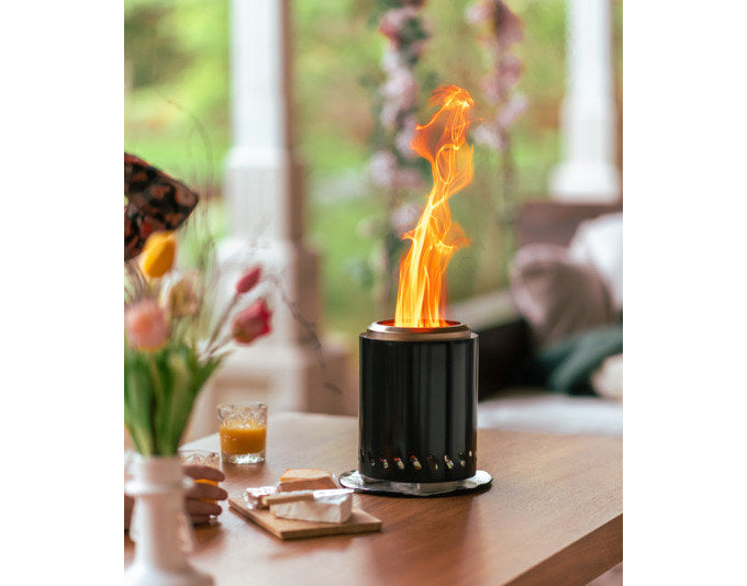 REDFIRE Tischfeuerstelle Volcano  Medium schwarz in Schwarz präsentiert im Onlineshop von KAQTU Design AG. Feuerschale ist von REDFIRE