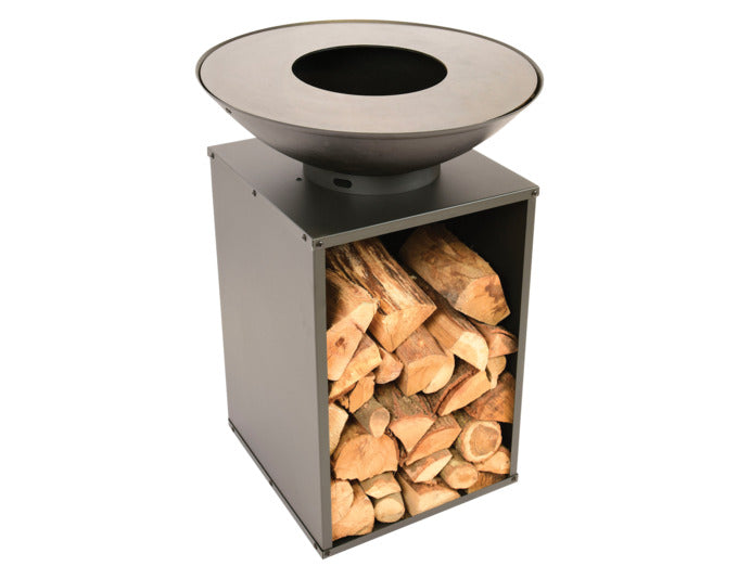 REDFIRE Feuerstelle Onyx Classic mit Abdeckung schwarz 60 cm in  präsentiert im Onlineshop von KAQTU Design AG. Feuerstelle ist von REDFIRE