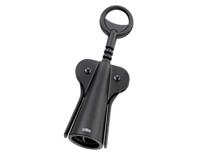 CILIO Flügelkorkenzieher Riserva schwarz 7x5x19 cm in  präsentiert im Onlineshop von KAQTU Design AG. Weinzubehör ist von CILIO