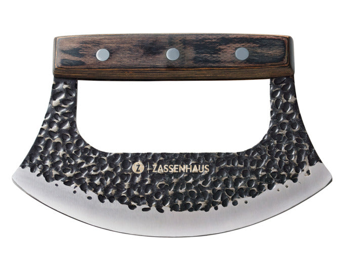 ZASSENHAUS Wiegemesser-Set Mincer Akzazie 20x20x2 cm in  präsentiert im Onlineshop von KAQTU Design AG. Küchenmesser ist von ZASSENHAUS