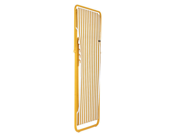 LAFUMA Sessel Maxi Transat Rayure miel in Gelb, Weiss präsentiert im Onlineshop von KAQTU Design AG. Liegestuhl ist von LAFUMA