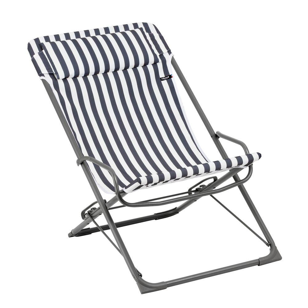 LAFUMA Sessel Transaswing Rayure terre in Braun präsentiert im Onlineshop von KAQTU Design AG. Liegestuhl ist von LAFUMA