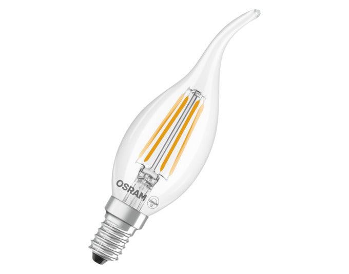 OSRAM LED-Lampe Retrofit Star Classic BA E14 3.4W 470lm clear Warm White in  präsentiert im Onlineshop von KAQTU Design AG. Leuchtmittel ist von OSRAM
