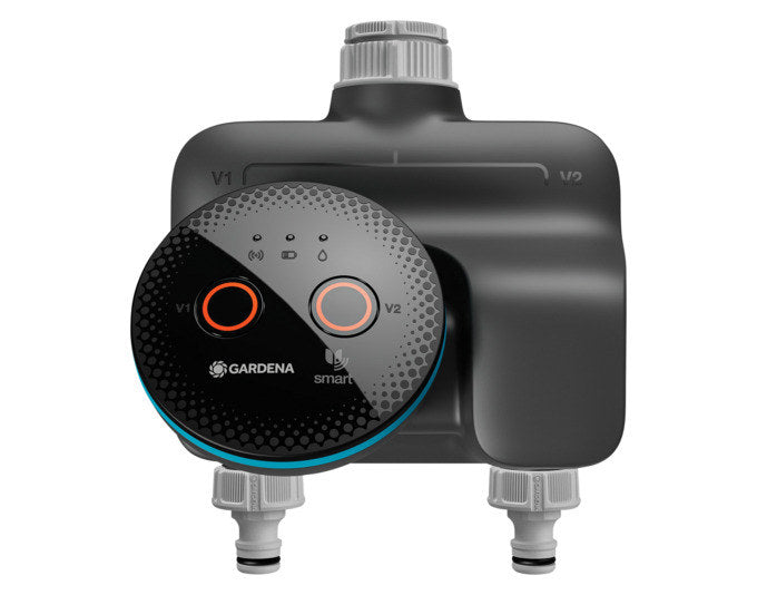 GARDENA Smart Dual Water Control Set in  präsentiert im Onlineshop von KAQTU Design AG. Bewässerungssysteme ist von GARDENA