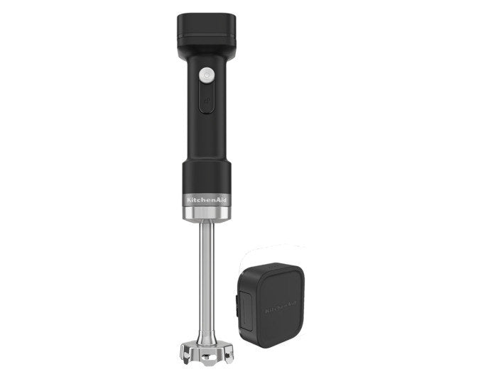 KITCHENAID Stabmixer kabellos ohne Zubehör inkl. Akku schwarz matt in Schwarz präsentiert im Onlineshop von KAQTU Design AG. Mixer ist von KITCHEN AID