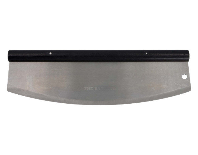 THE BASTARD Pizzaschneider Edelstahl in Schwarz, Silber präsentiert im Onlineshop von KAQTU Design AG. Pizza ist von THE BASTARD