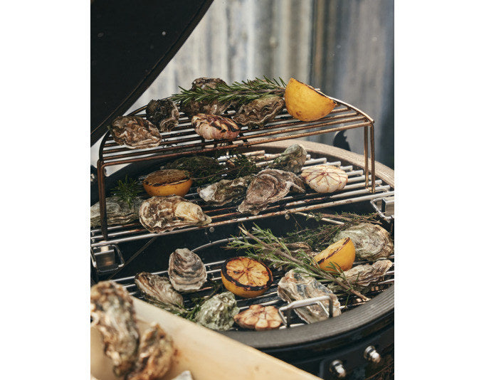 THE BASTARD Multilevel Kochsystem M in Silber präsentiert im Onlineshop von KAQTU Design AG. Grillroste ist von THE BASTARD