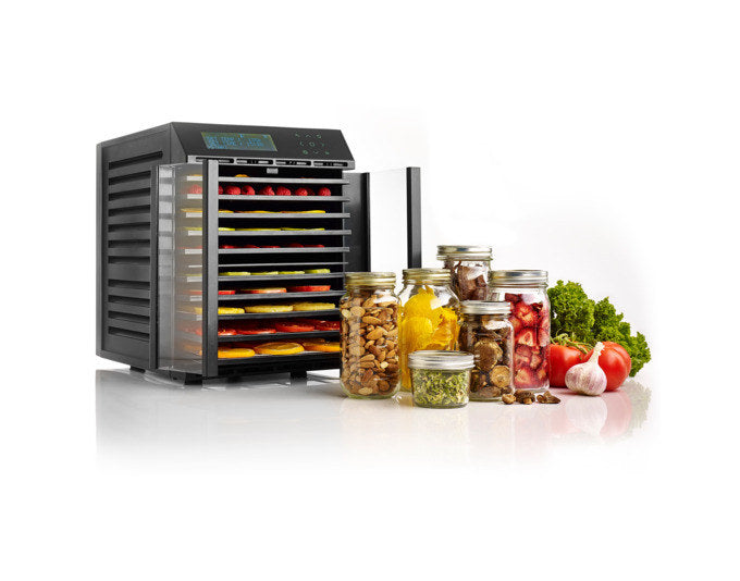 EXCALIBUR Dörrautomat RES10 silber in Schwarz präsentiert im Onlineshop von KAQTU Design AG. Dörrapparate ist von EXCALIBUR