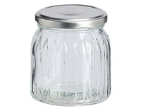 Barattolo per conserve ZELLER con coperchio in metallo 280 ml ø 8,1x8,6 cm