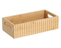 ZELLER scatola portaoggetti bambù 30x15x8 cm