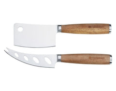 <tc>ZASSENHAUS</tc> Set di coltelli da formaggio, in legno di acacia, composto da 2 pezzi.