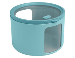 Barattolo portaoggetti BLIM PLUS Tondo M verde acqua ø 14,5x11 cm Peek Box