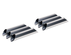 <tc>PATISSE</tc> Set di stampi per cannoli, 6 pezzi, in acciaio inox, 12x2 cm