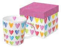 <tc>PPD</tc> Henkelbecher Trend Mug GB Aquarell Hearts