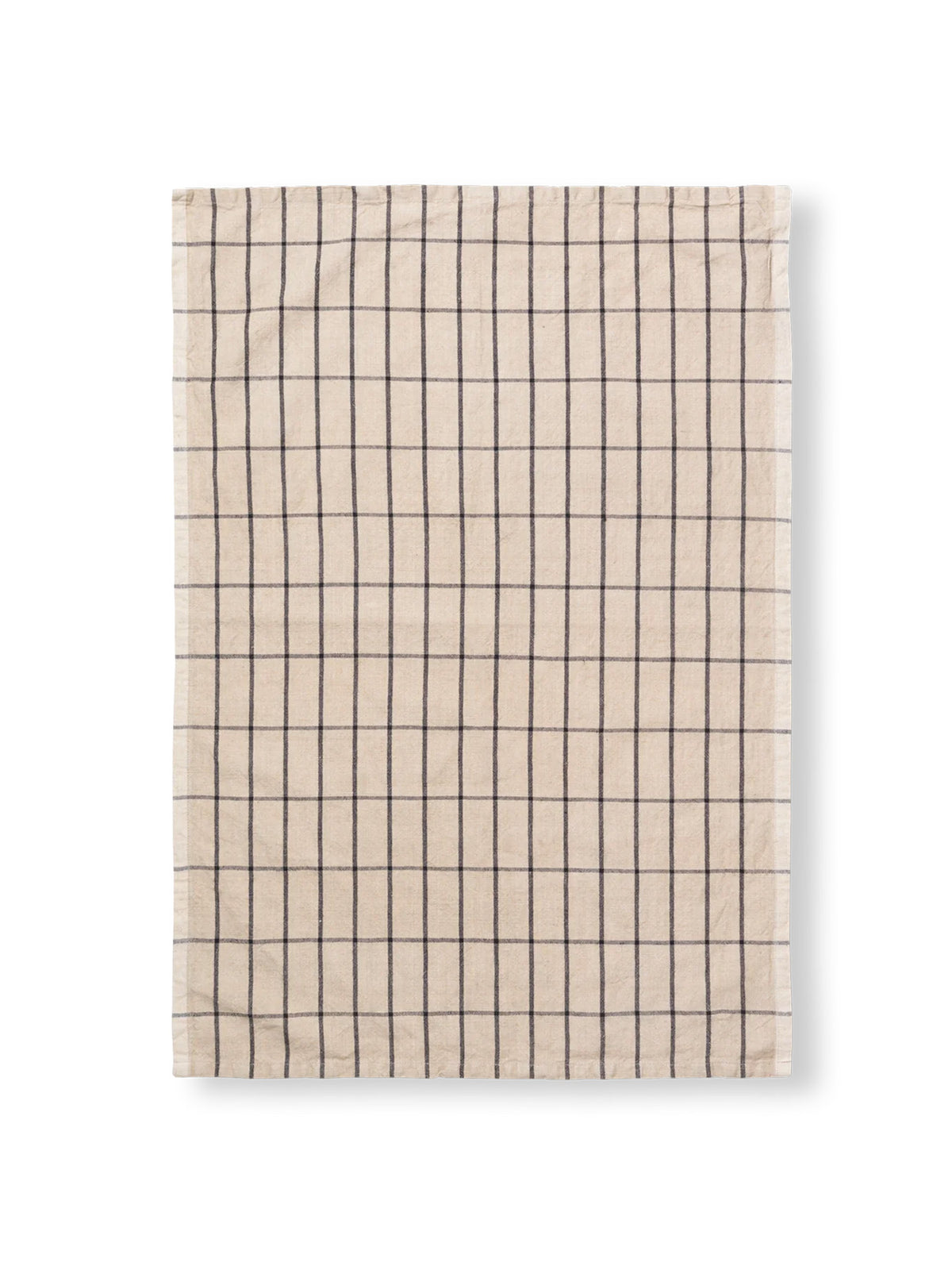 Hale Geschirrtuch in Sand/Black präsentiert im Onlineshop von KAQTU Design AG. Küchentuch ist von Ferm Living