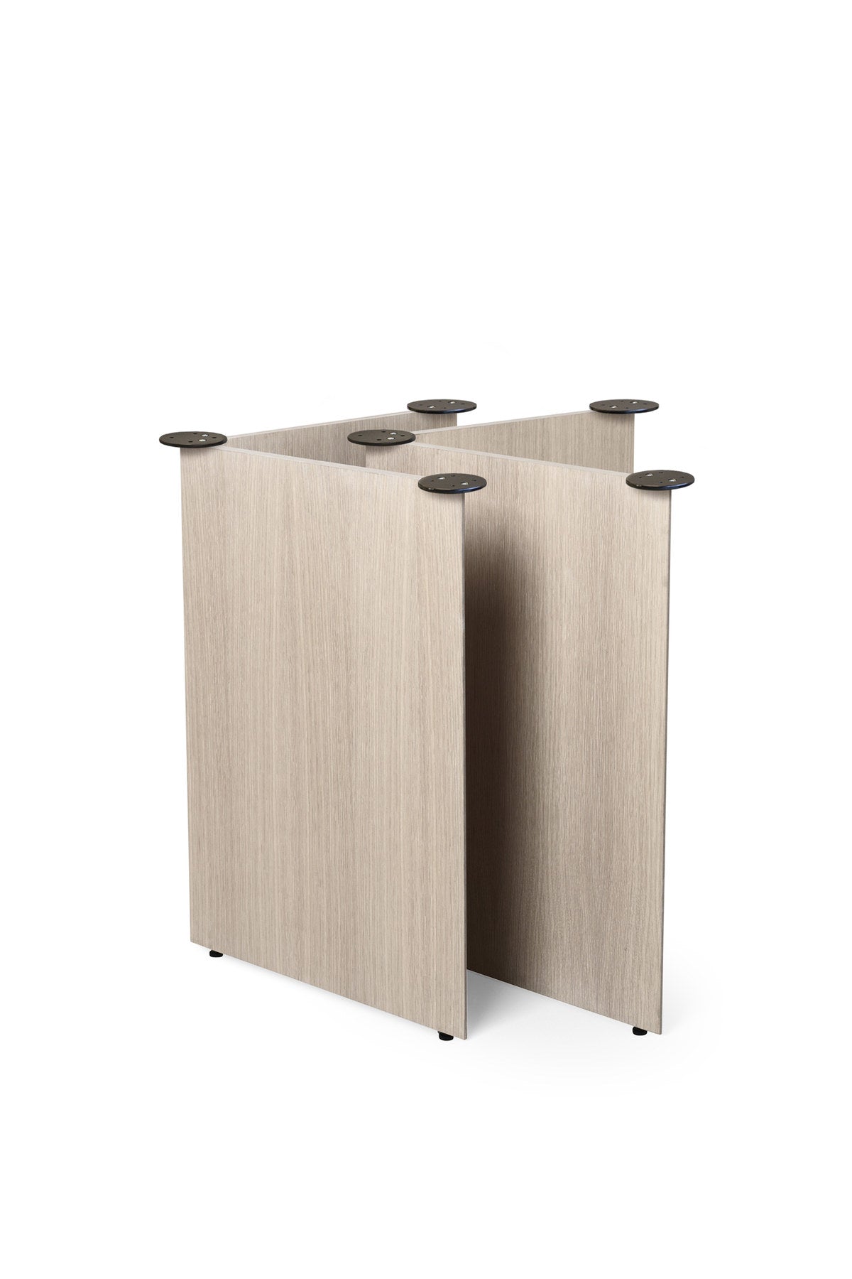 Mingle Tischbeine large in Hellbraun präsentiert im Onlineshop von KAQTU Design AG. Tischsystem Einzelteile ist von Ferm Living