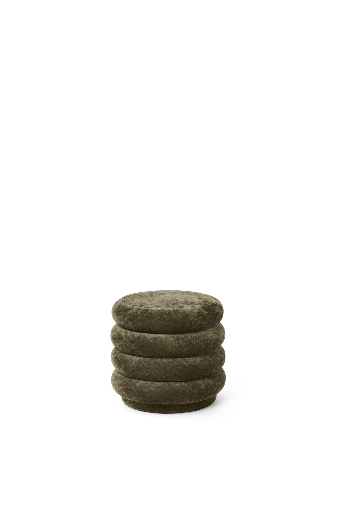 Pouf rund in Forest präsentiert im Onlineshop von KAQTU Design AG. Pouf ist von Ferm Living