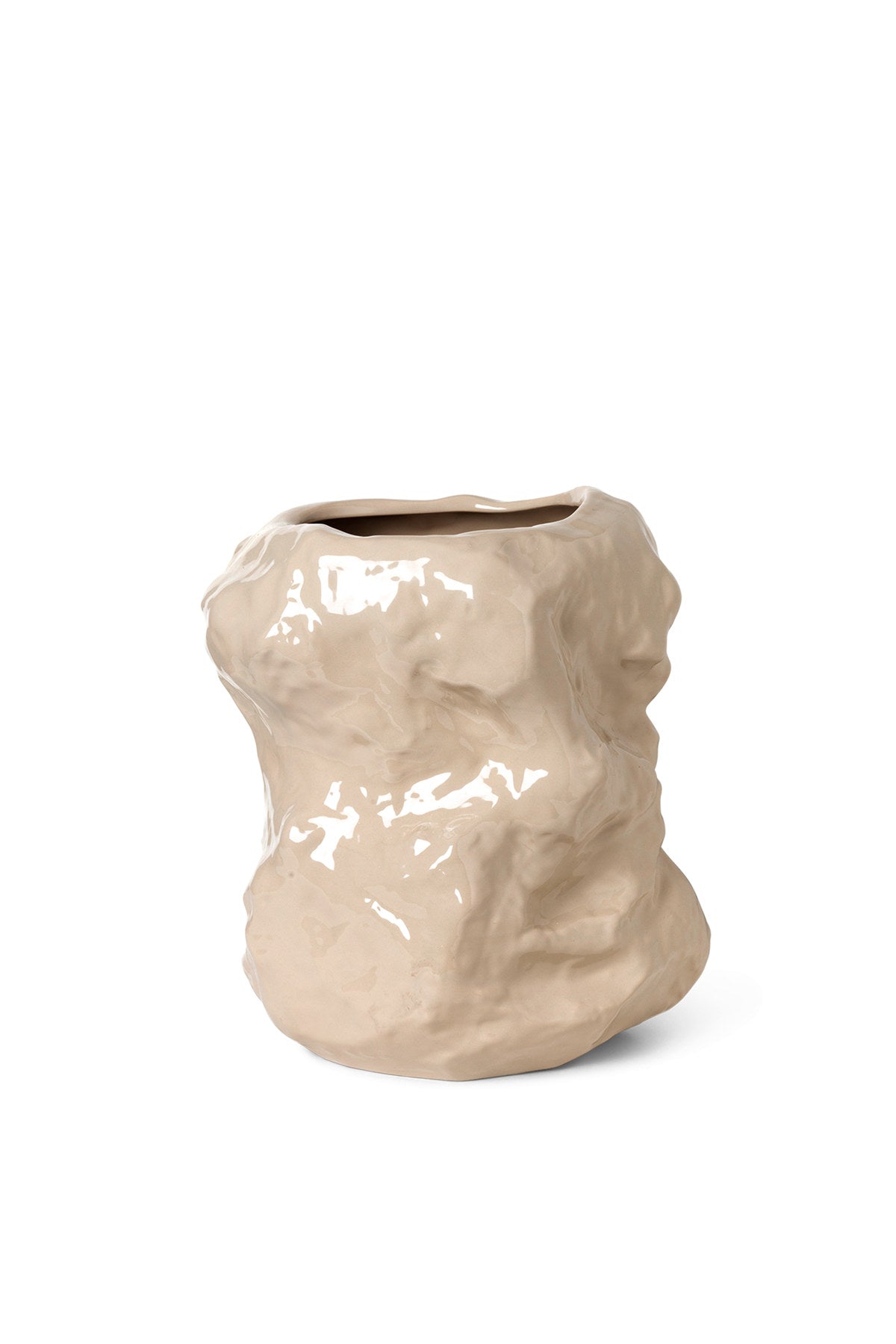 Tuck Vase in Kaschmir präsentiert im Onlineshop von KAQTU Design AG. Vase ist von Ferm Living