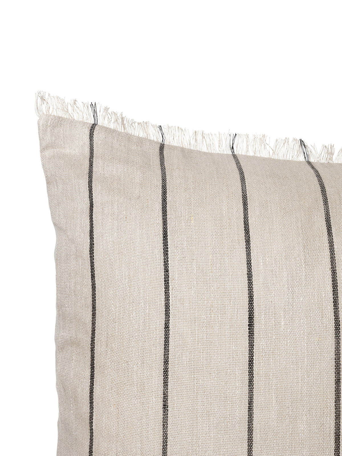Calm Kissen gross in Camel/Schwarz präsentiert im Onlineshop von KAQTU Design AG. Deko Kissen ist von Ferm Living