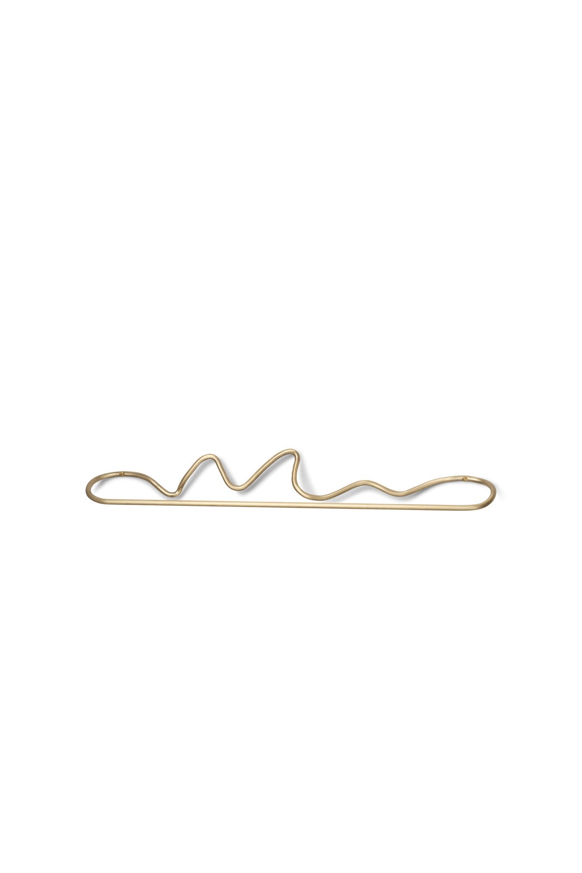 Curvature Handtuchhalter in Messing matt präsentiert im Onlineshop von KAQTU Design AG. Handtuchhalter ist von Ferm Living