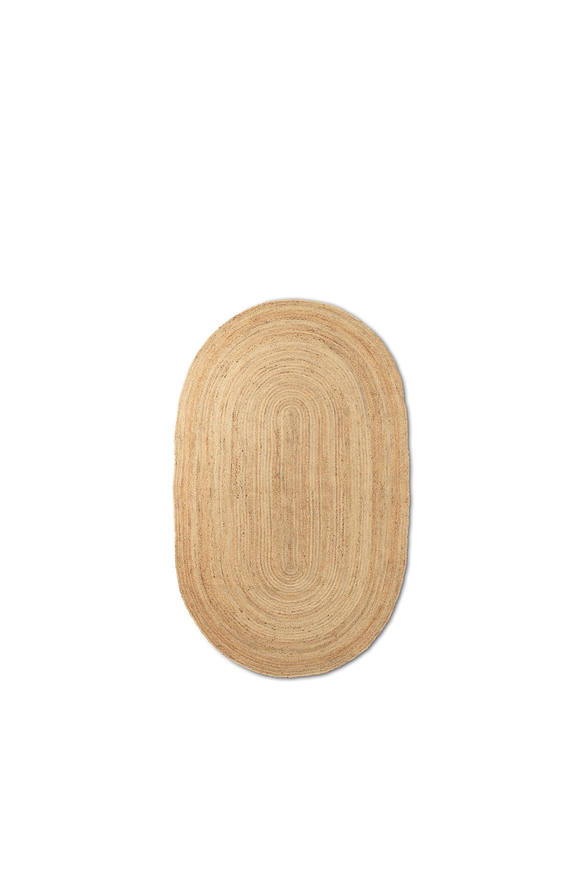 Eternal Teppich oval in Hellbraun präsentiert im Onlineshop von KAQTU Design AG. Teppich ist von Ferm Living