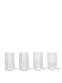 Ripple Glas (Gerillt) 4er Set