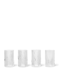 Ripple Glas (Gerillt) 4er Set