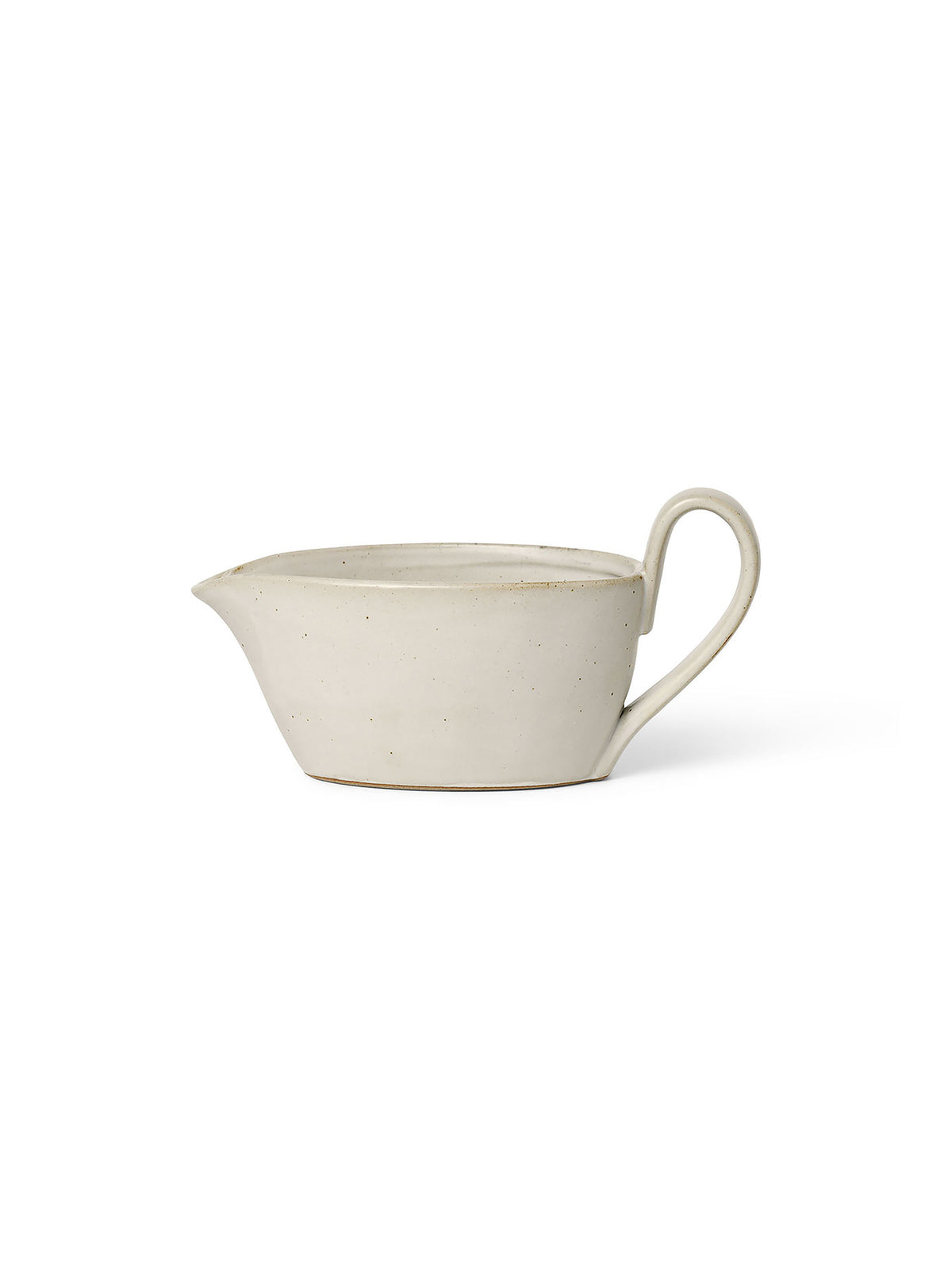 Flow Sauce Boat in Off-White präsentiert im Onlineshop von KAQTU Design AG. Aufbewahrungsbehälter ist von Ferm Living