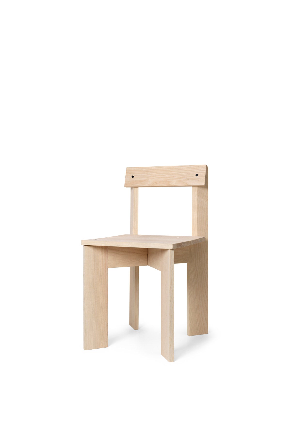 Ark Stuhl in Esche Natur präsentiert im Onlineshop von KAQTU Design AG. Stuhl ist von Ferm Living
