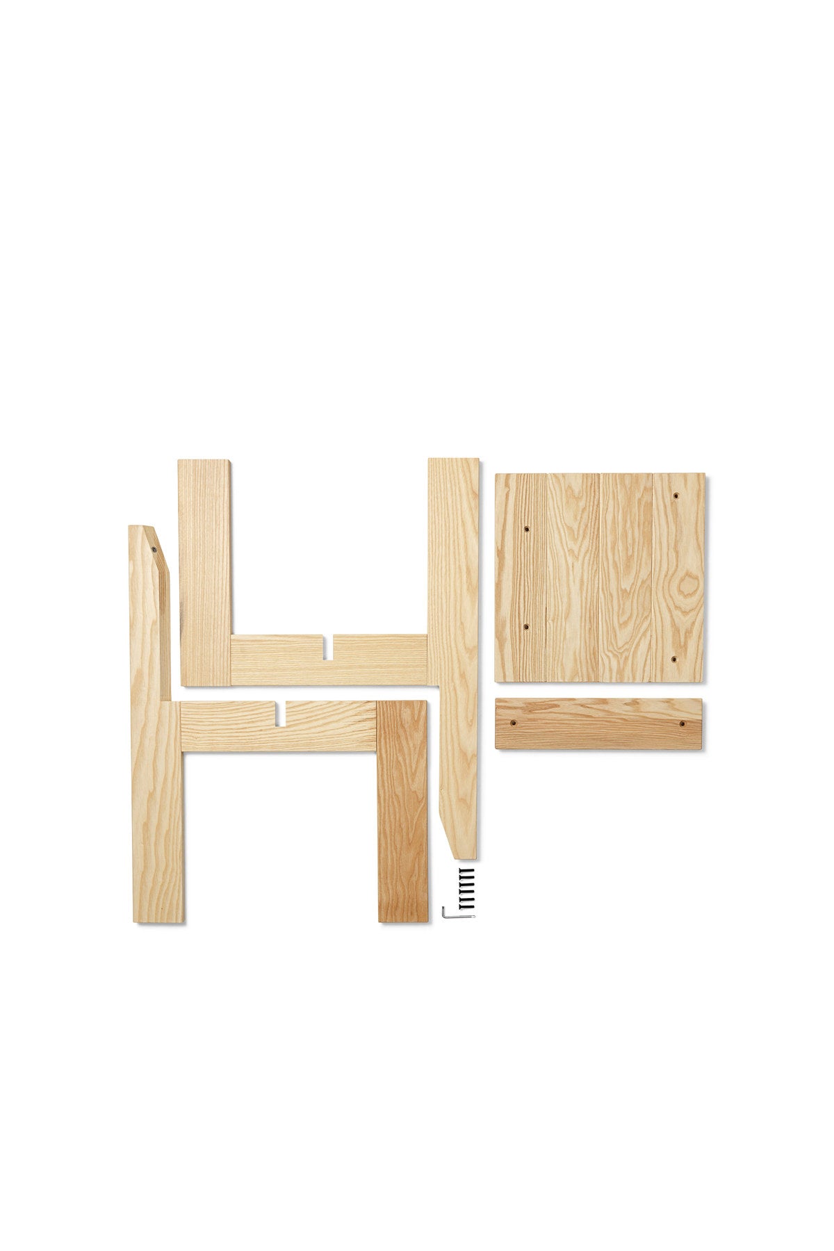 Ark Stuhl in Blau präsentiert im Onlineshop von KAQTU Design AG. Stuhl ist von Ferm Living